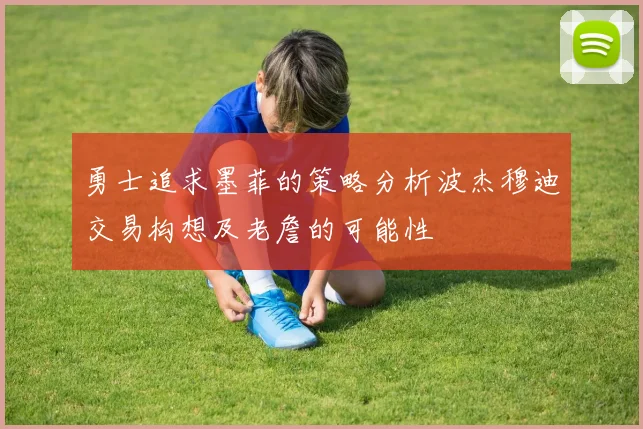 勇士追求墨菲的策略分析波杰穆迪交易构想及老詹的可能性